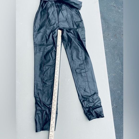 NWT Windsor Black Skinny Leather Pants - Picture 5 of 6